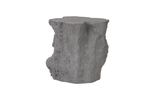 Phillips Collection Home Phillips Collection Log Side Table, Charcoal Stone