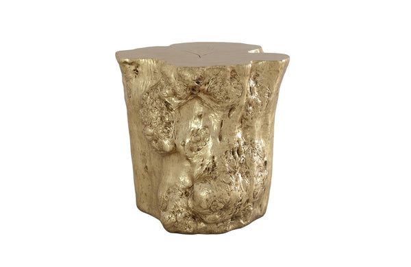 Phillips Collection Home Phillips Collection Log Side Table, Gold Leaf