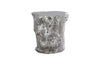 Phillips Collection Home Phillips Collection Log Side Table, Silver Leaf