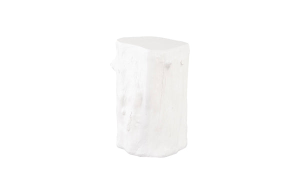 Phillips Collection Home Phillips Collection Log Stool, Gel Coat White, SM