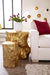 Phillips Collection Home Phillips Collection Log Stool, Gold Leaf, SM