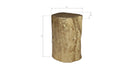 Phillips Collection Home Phillips Collection Log Stool, Gold Leaf, SM