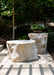 Phillips Collection Home Phillips Collection Log Stool, Roman Stone, LG