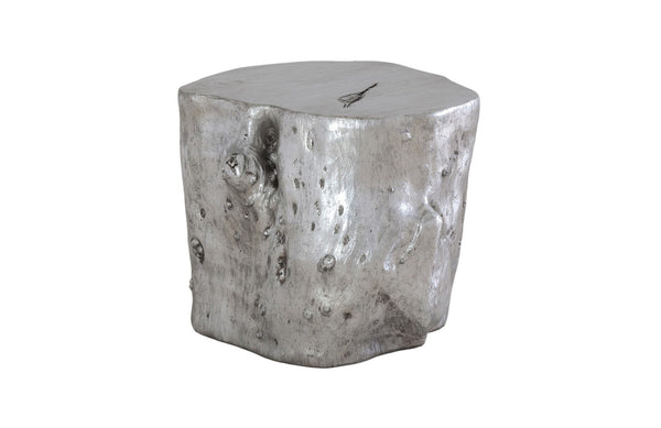 Phillips Collection Home Phillips Collection Log Stool, Silver Leaf, LG