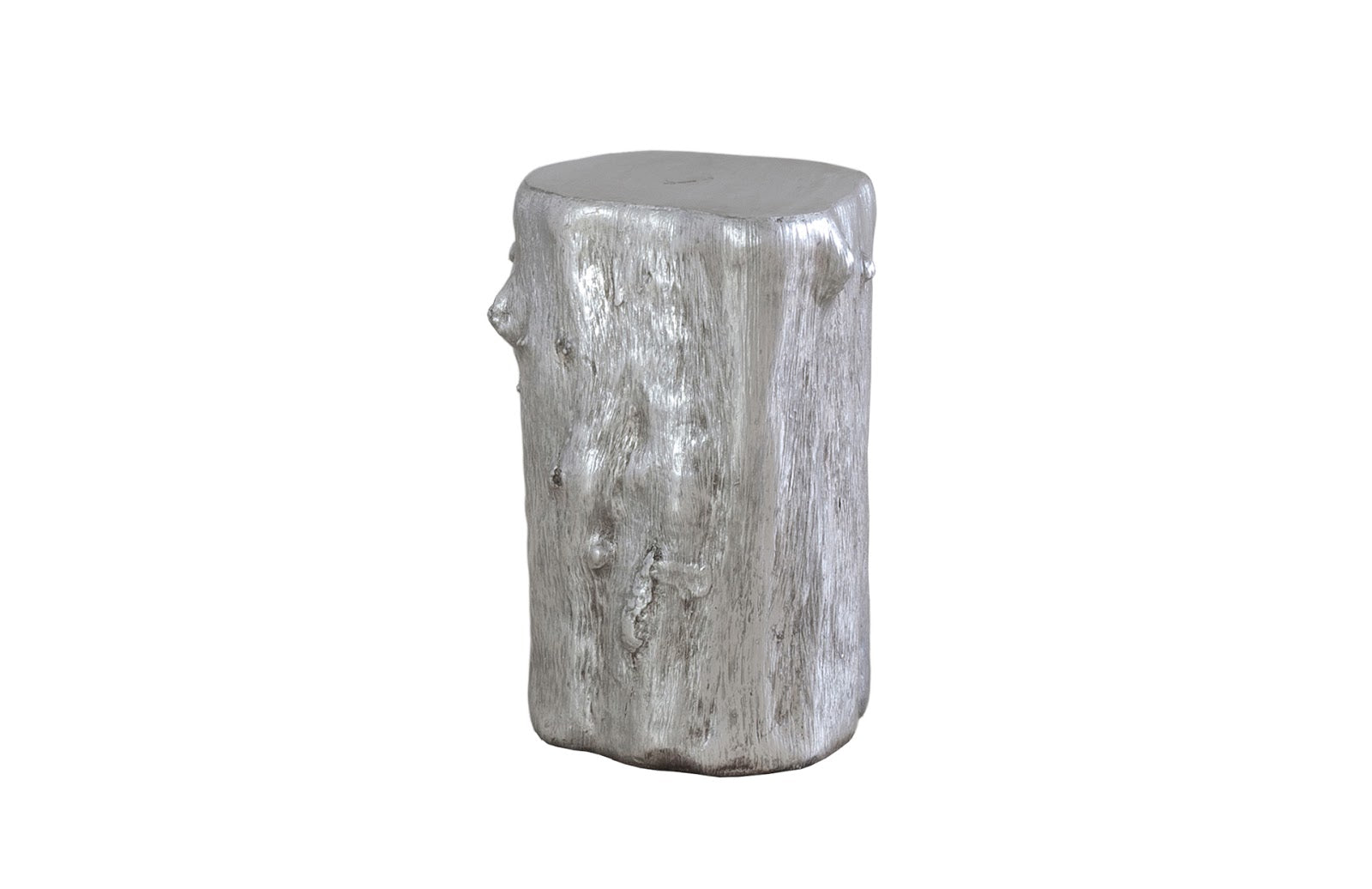 Phillips Collection Home Phillips Collection Log Stool, Silver Leaf, SM