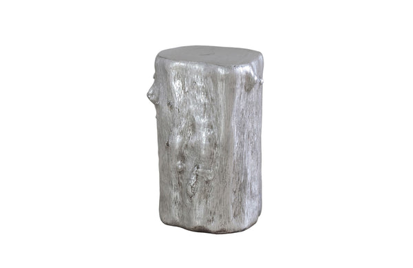 Phillips Collection Home Phillips Collection Log Stool, Silver Leaf, SM