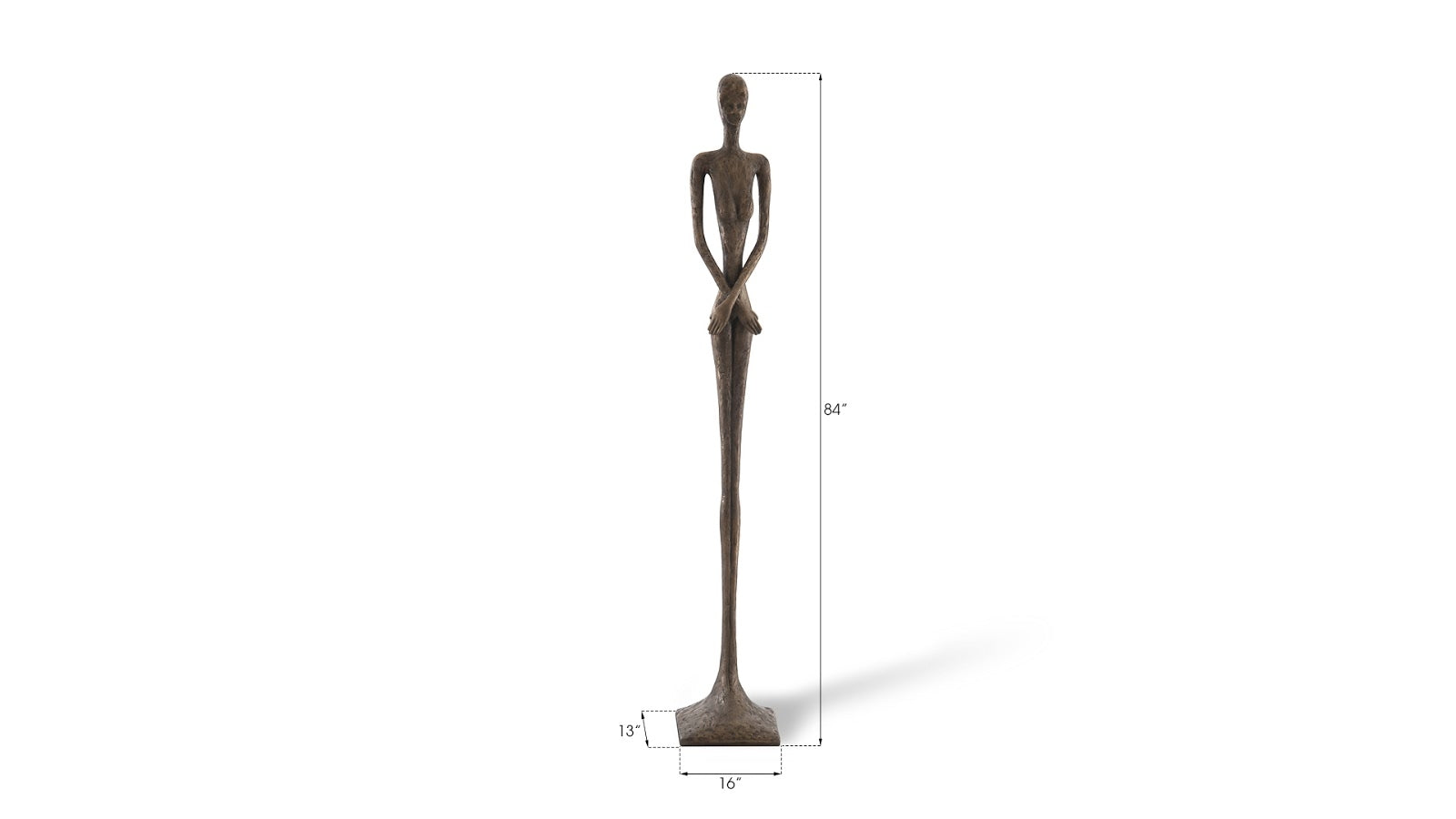 Phillips Collection Home Oversized LTL - Rate to be Quoted Phillips Collection Lottie Sculpture, Bronze Finish, Resin