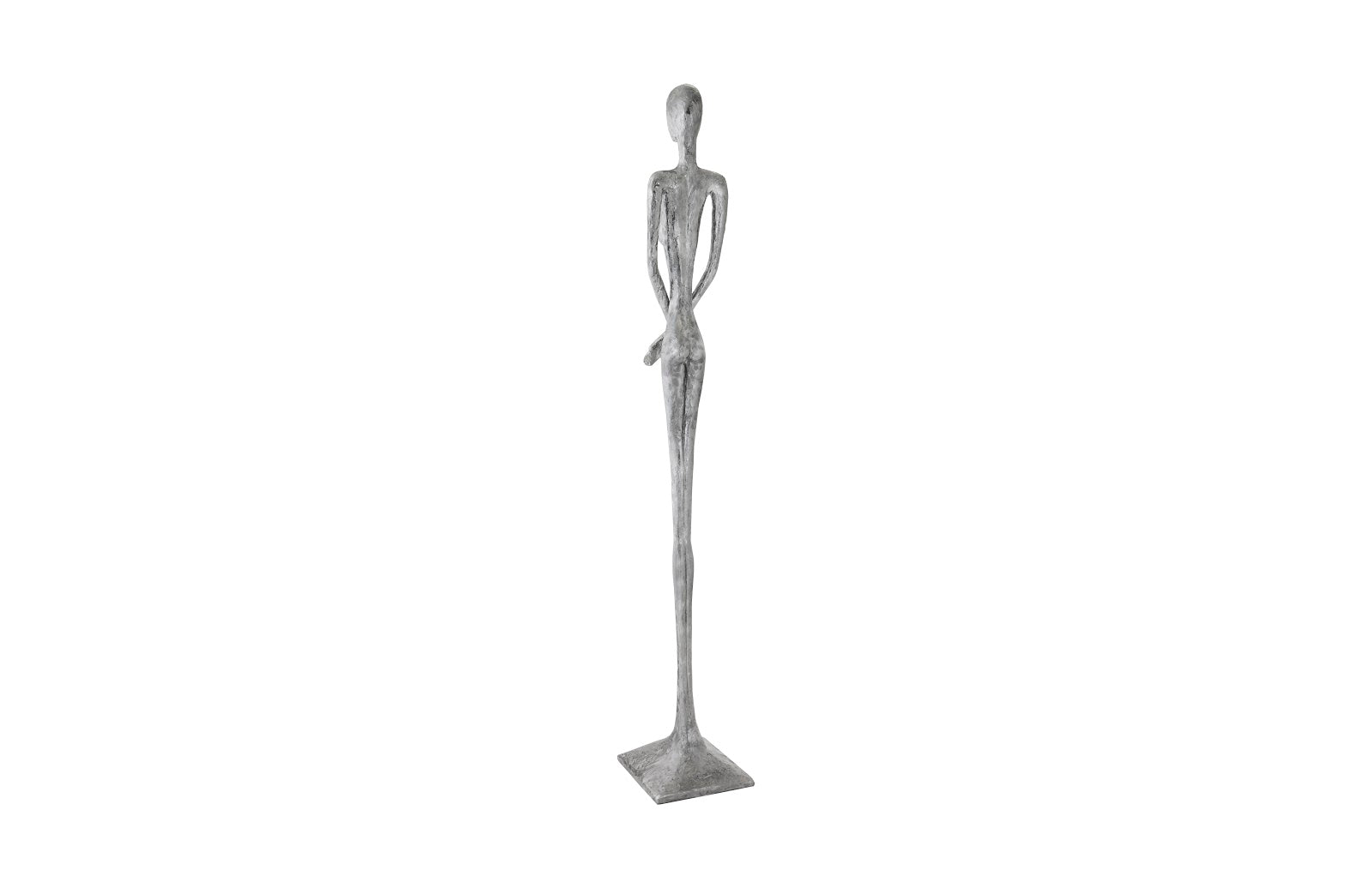 Phillips Collection Home Oversized LTL - Rate to be Quoted Phillips Collection Lottie Sculpture, Resin, Liquid Silver