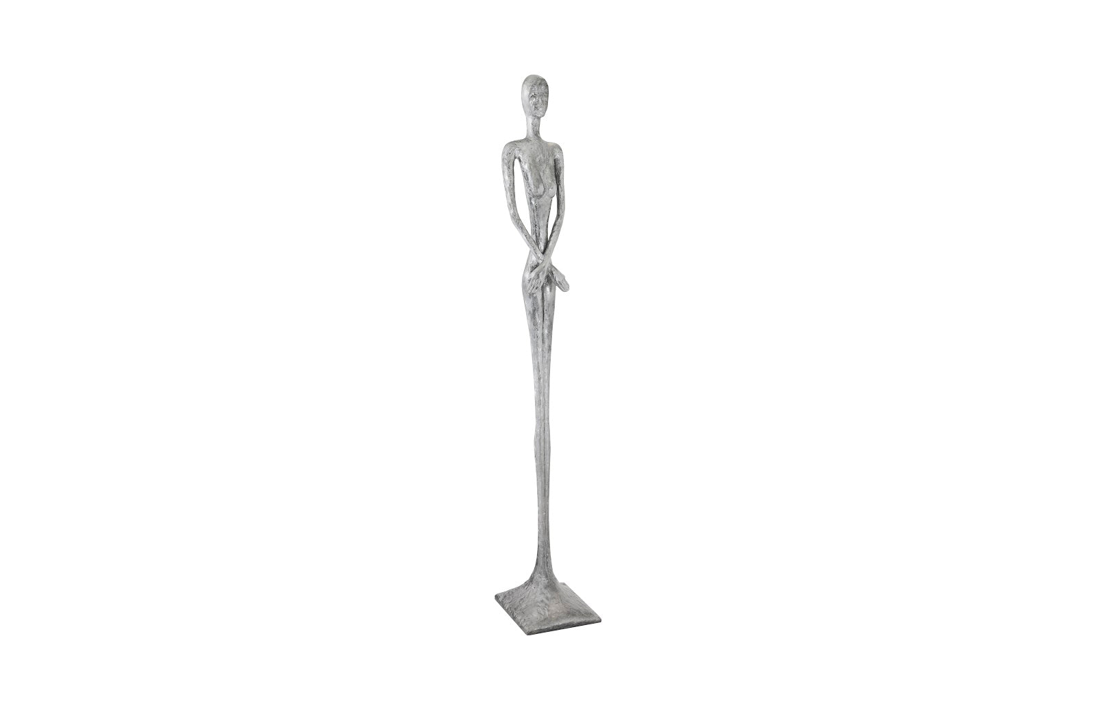 Phillips Collection Home Oversized LTL - Rate to be Quoted Phillips Collection Lottie Sculpture, Resin, Liquid Silver