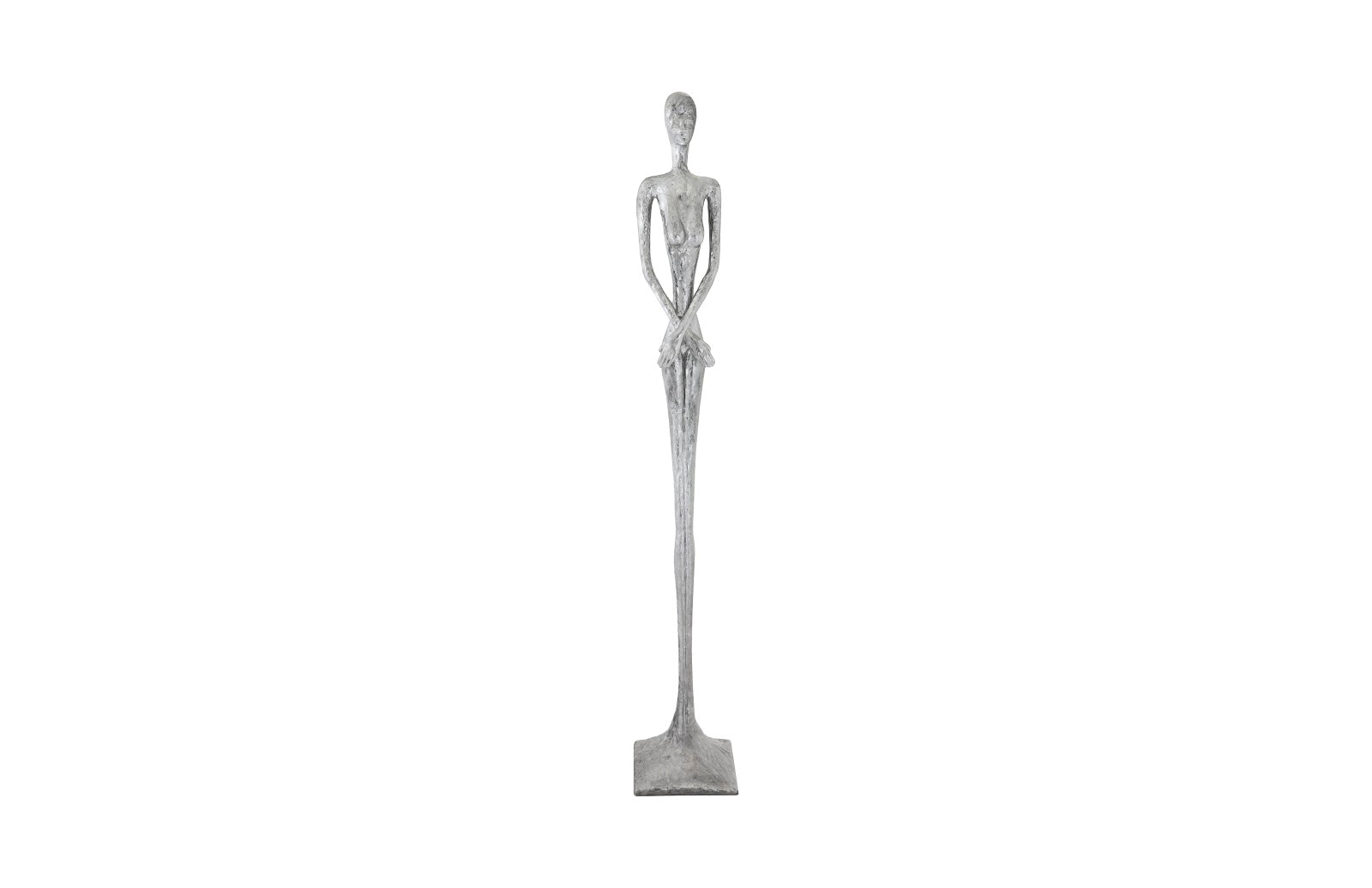 Phillips Collection Home Oversized LTL - Rate to be Quoted Phillips Collection Lottie Sculpture, Resin, Liquid Silver