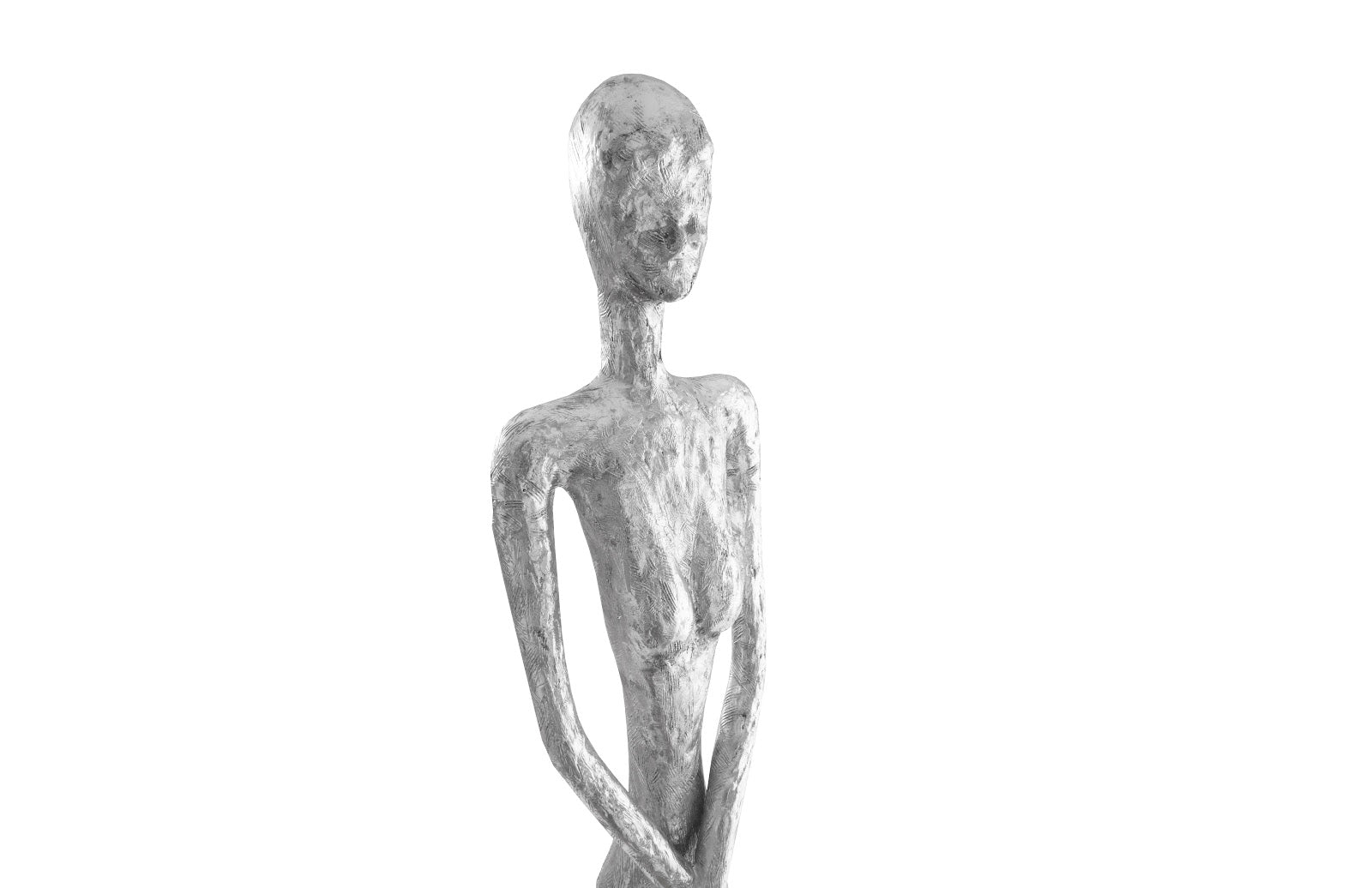 Phillips Collection Home Oversized LTL - Rate to be Quoted Phillips Collection Lottie Sculpture, Resin, Silver Leaf