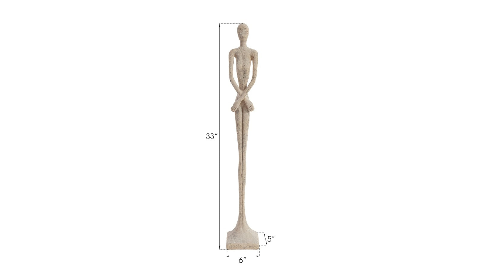 Phillips Collection Home Phillips Collection Lottie Sculpture, Small, Resin, Roman Stone