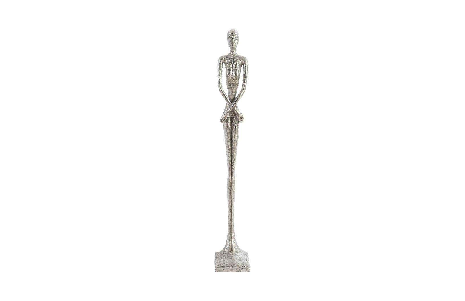 Phillips Collection Home Phillips Collection Lottie Sculpture, Small, Resin, Silver Leaf