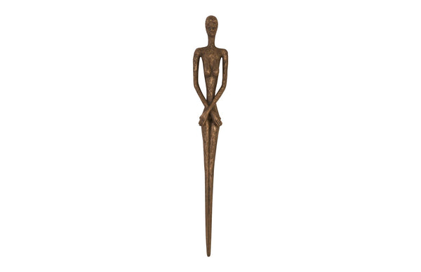 Phillips Collection Home Phillips Collection Lottie Wall Sculpture, Resin, Bronze Finish