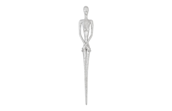 Phillips Collection Home Phillips Collection Lottie Wall Sculpture, Resin, Silver Leaf