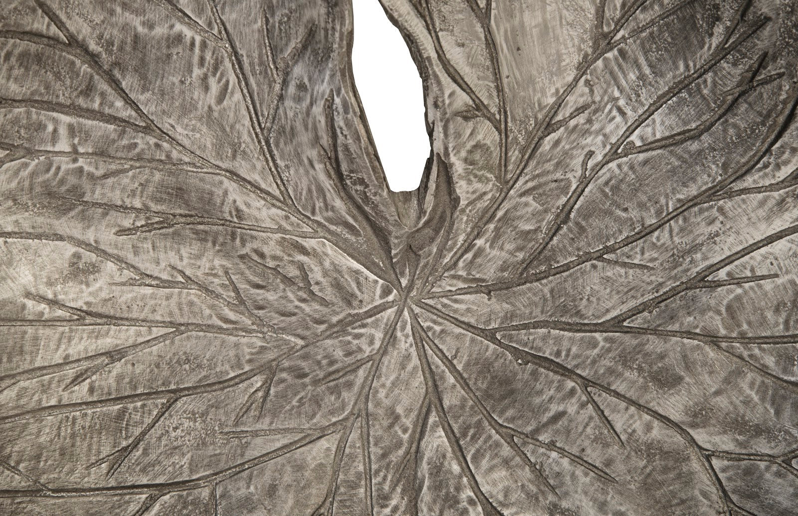 Phillips Collection Home Phillips Collection Lotus Leaf Wall Tiles, Set of 3, Black/Silver, Aluminum