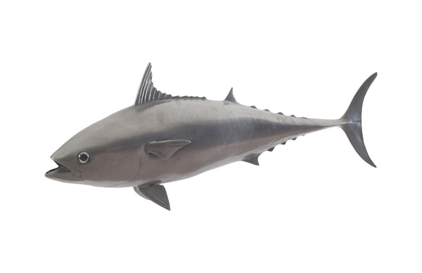 Phillips Collection Home Phillips Collection Mackerel Fish Wall Sculpture, Resin, Polished Aluminum Finish