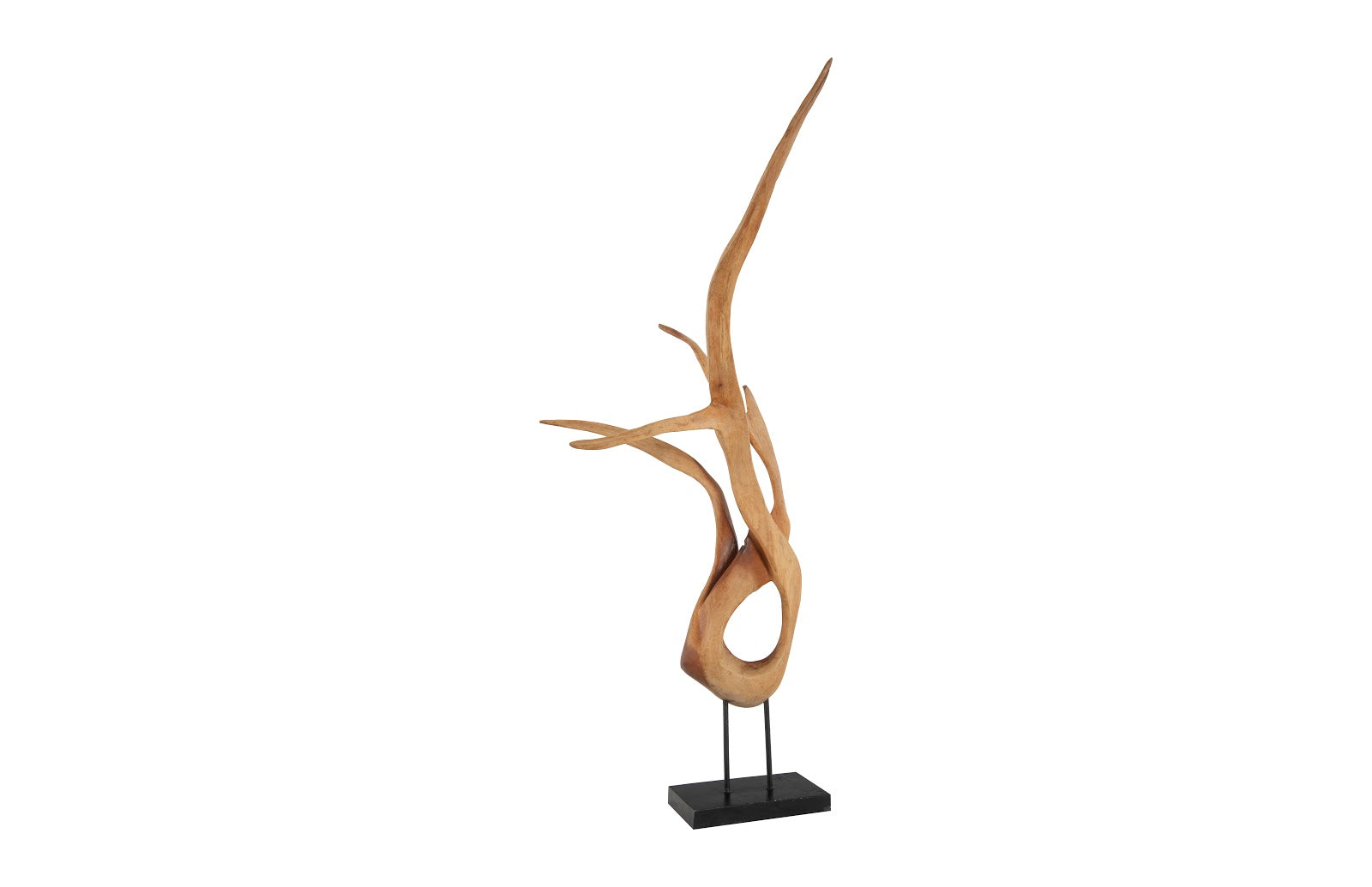 Phillips Collection Home Phillips Collection Mahogany Wood Sculpture, Table Top, Size, Shape, Styles Vary