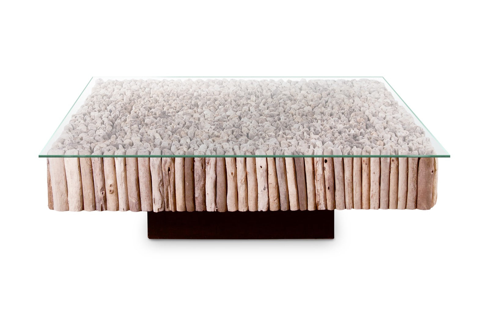 Phillips Collection Home Oversized LTL - Rate to be Quoted Phillips Collection Manhattan Coffee Table, Square, with Glass