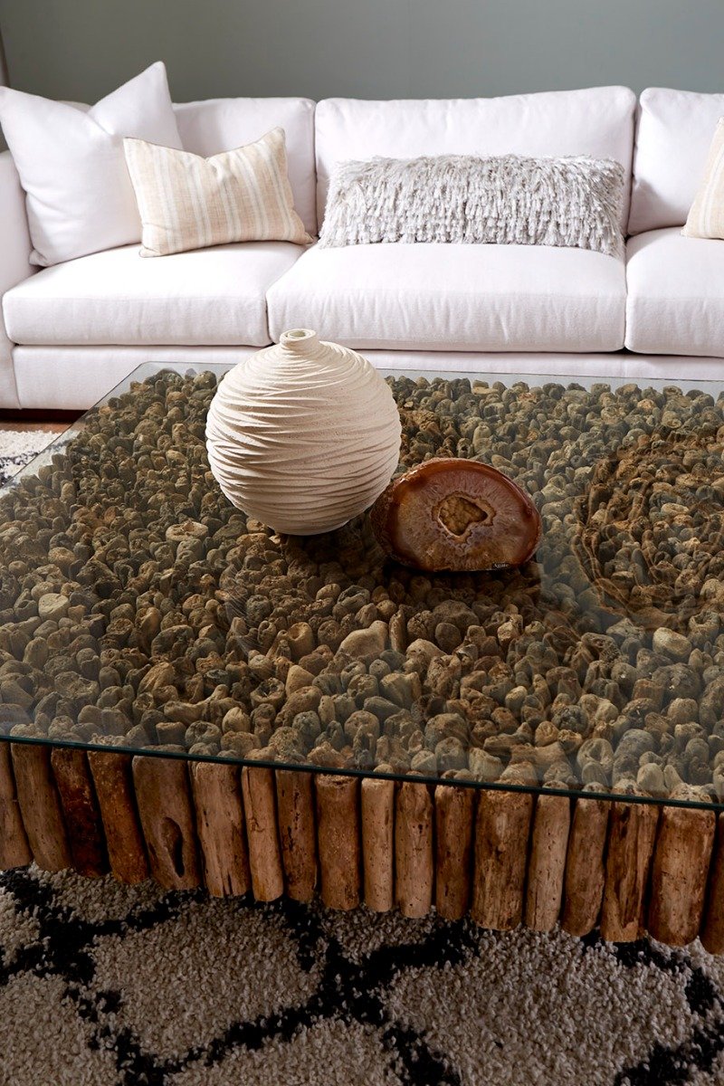 Phillips Collection Home Oversized LTL - Rate to be Quoted Phillips Collection Manhattan Coffee Table, Square, with Glass
