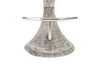 Phillips Collection Home Phillips Collection Marley Bar Stool, Gray Stone Finish, Stainless Steel Foot Rest
