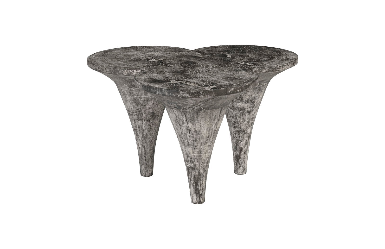 Phillips Collection Home Oversized LTL - Rate to be Quoted Phillips Collection Marley Coffee Table, Chamcha Wood, Gray Stone Finish