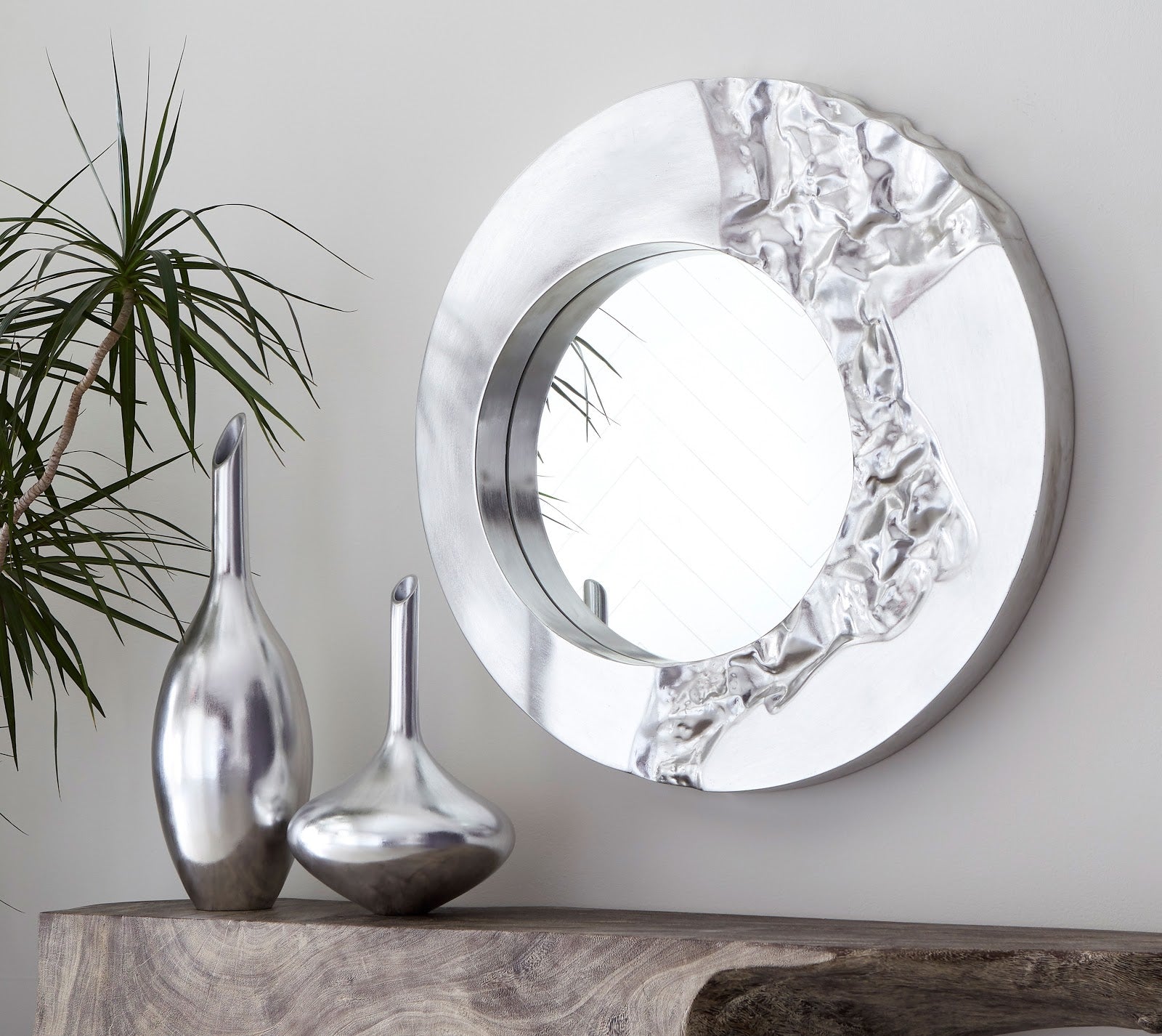 Phillips Collection Home Oversized LTL - Rate to be Quoted Phillips Collection Mercury Mirror, Silver Leaf