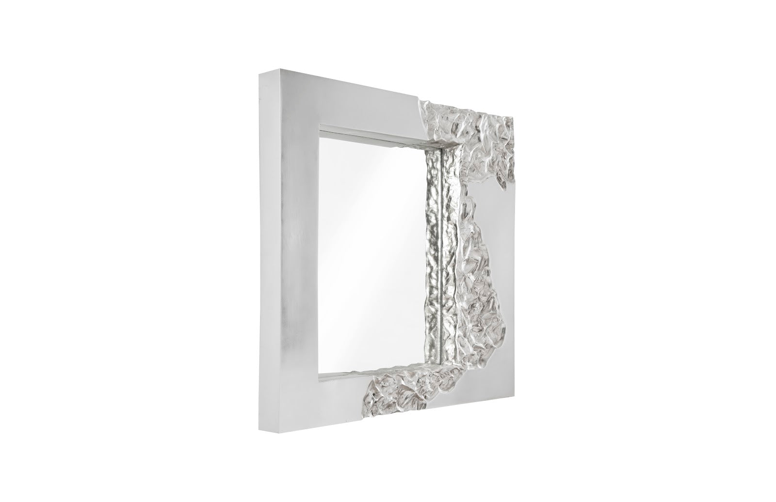 Phillips Collection Home Oversized LTL - Rate to be Quoted Phillips Collection Mercury Mirror, Square, Silver Leaf