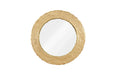Phillips Collection Home Oversized LTL - Rate to be Quoted Phillips Collection Molten Mirror, Round, Gold Leaf