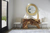 Phillips Collection Home Oversized LTL - Rate to be Quoted Phillips Collection Molten Mirror, Round, Gold Leaf