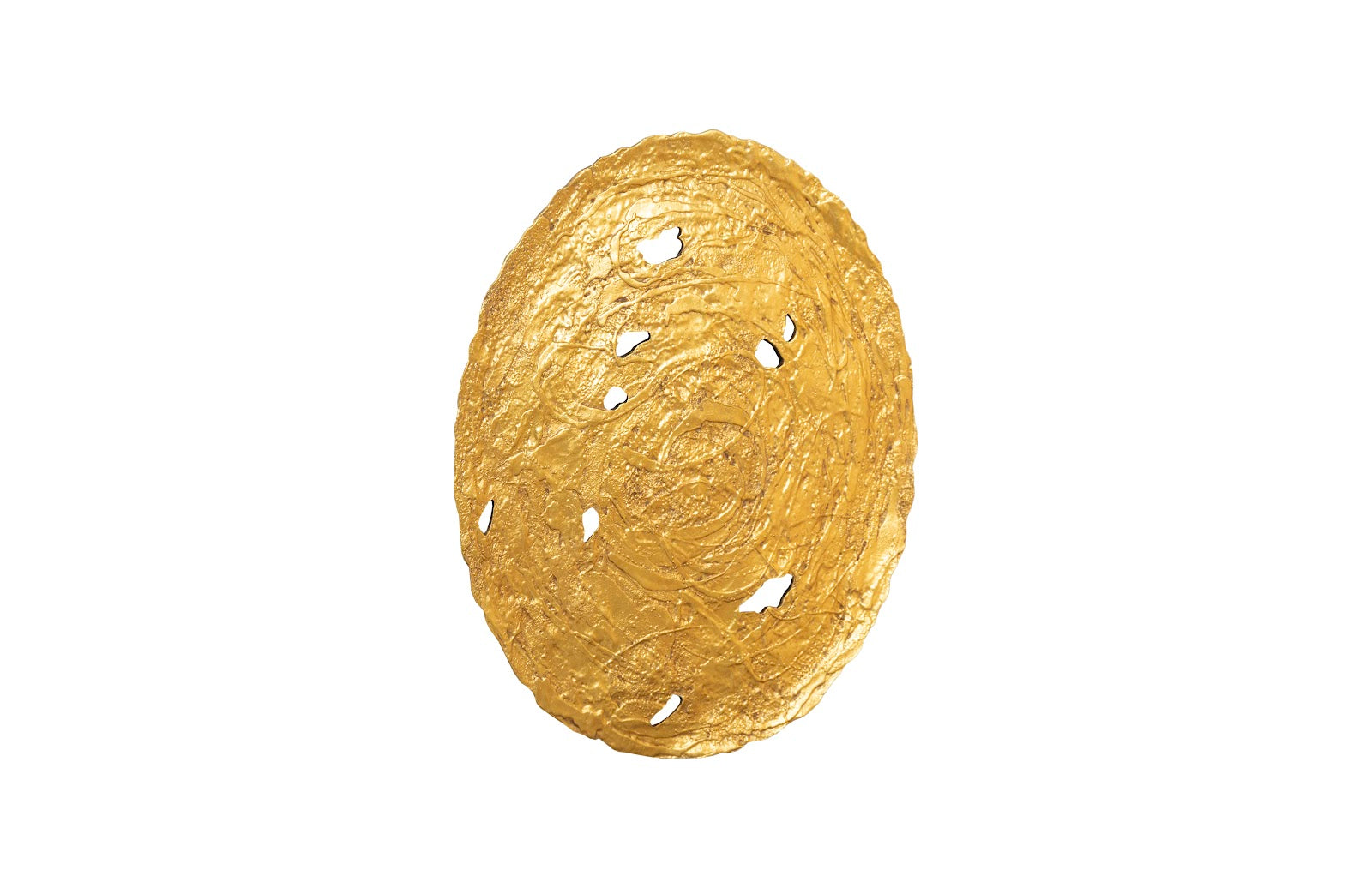 Phillips Collection Home Phillips Collection Molten Wall Disc, Large, Gold Leaf