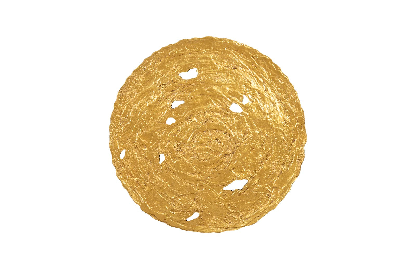 Phillips Collection Home Phillips Collection Molten Wall Disc, Large, Gold Leaf