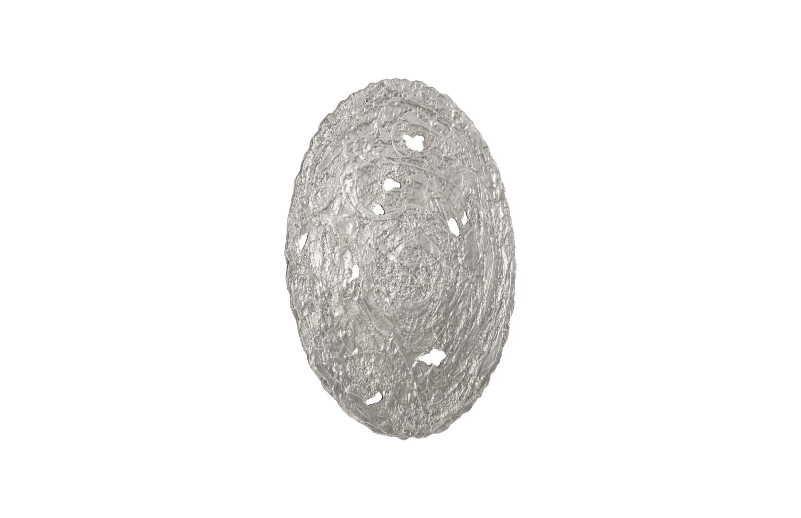 Phillips Collection Home Phillips Collection Molten Wall Disc, Large, Silver Leaf