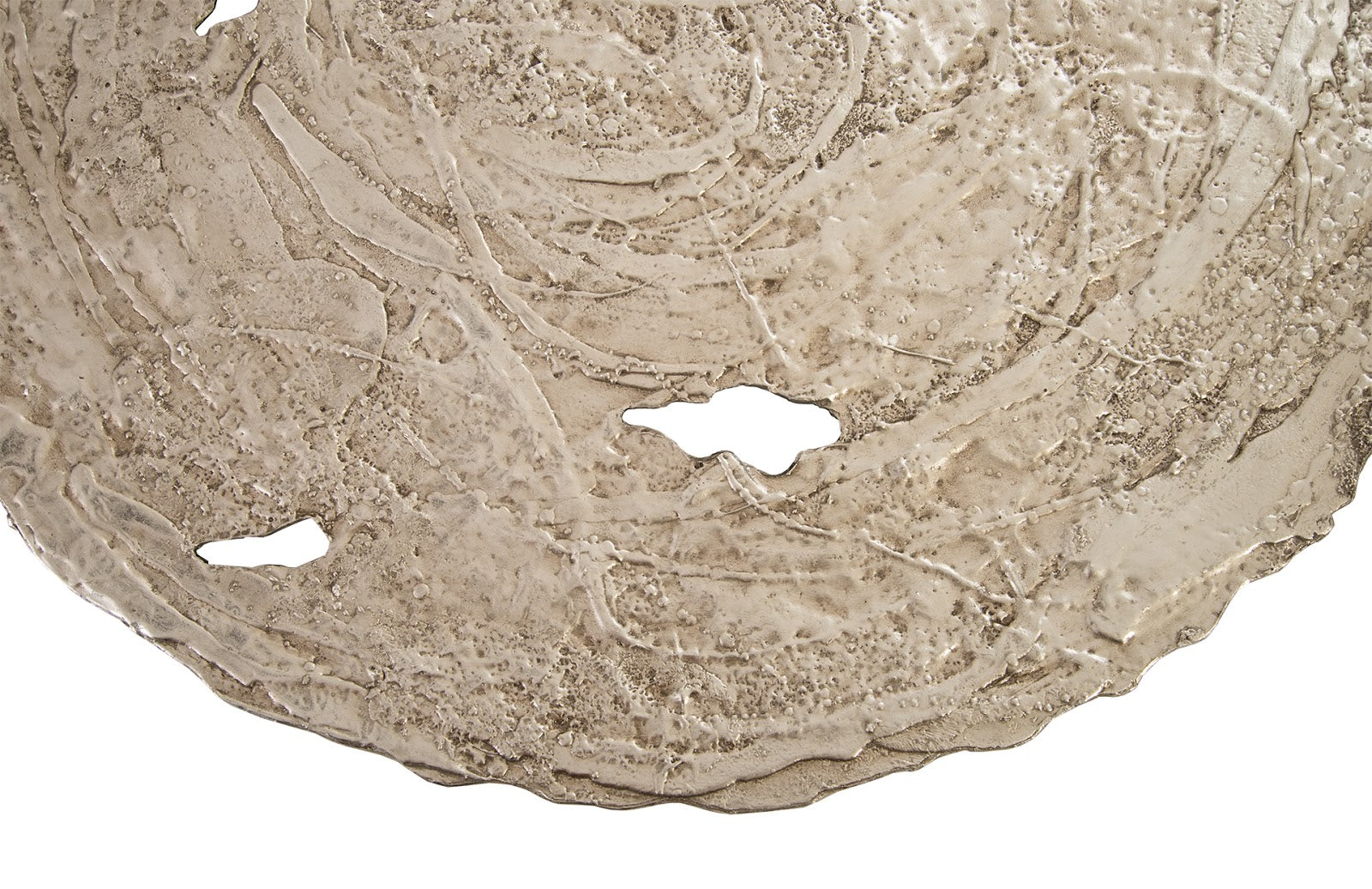 Phillips Collection Home Phillips Collection Molten Wall Disc, Large, Silver Leaf