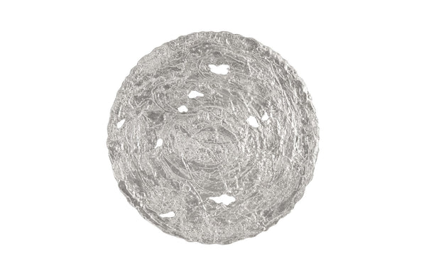 Phillips Collection Home Phillips Collection Molten Wall Disc, Large, Silver Leaf