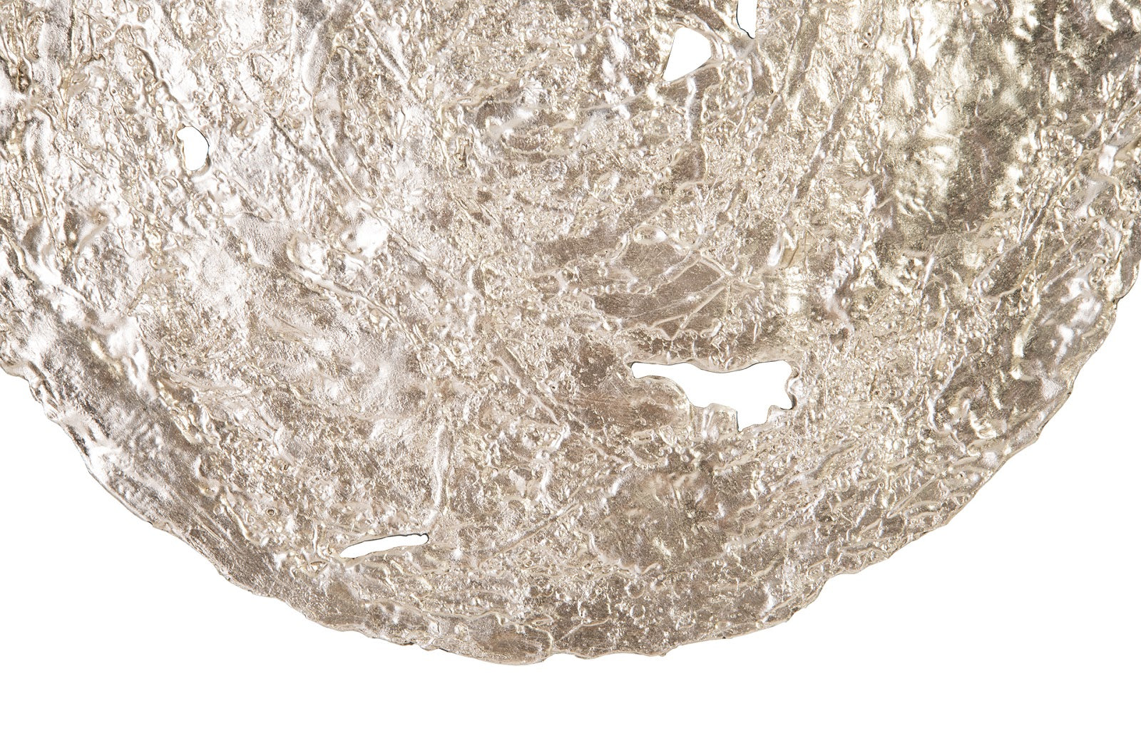 Phillips Collection Home Phillips Collection Molten Wall Disc, Medium, Silver Leaf