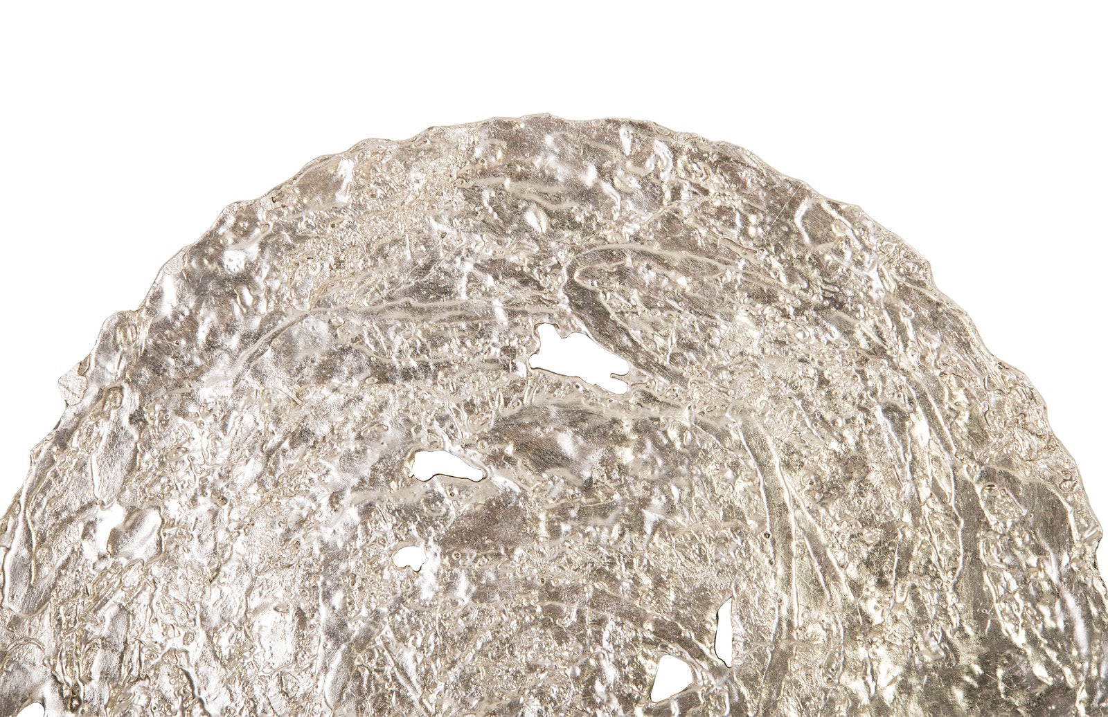Phillips Collection Home Phillips Collection Molten Wall Disc, Medium, Silver Leaf