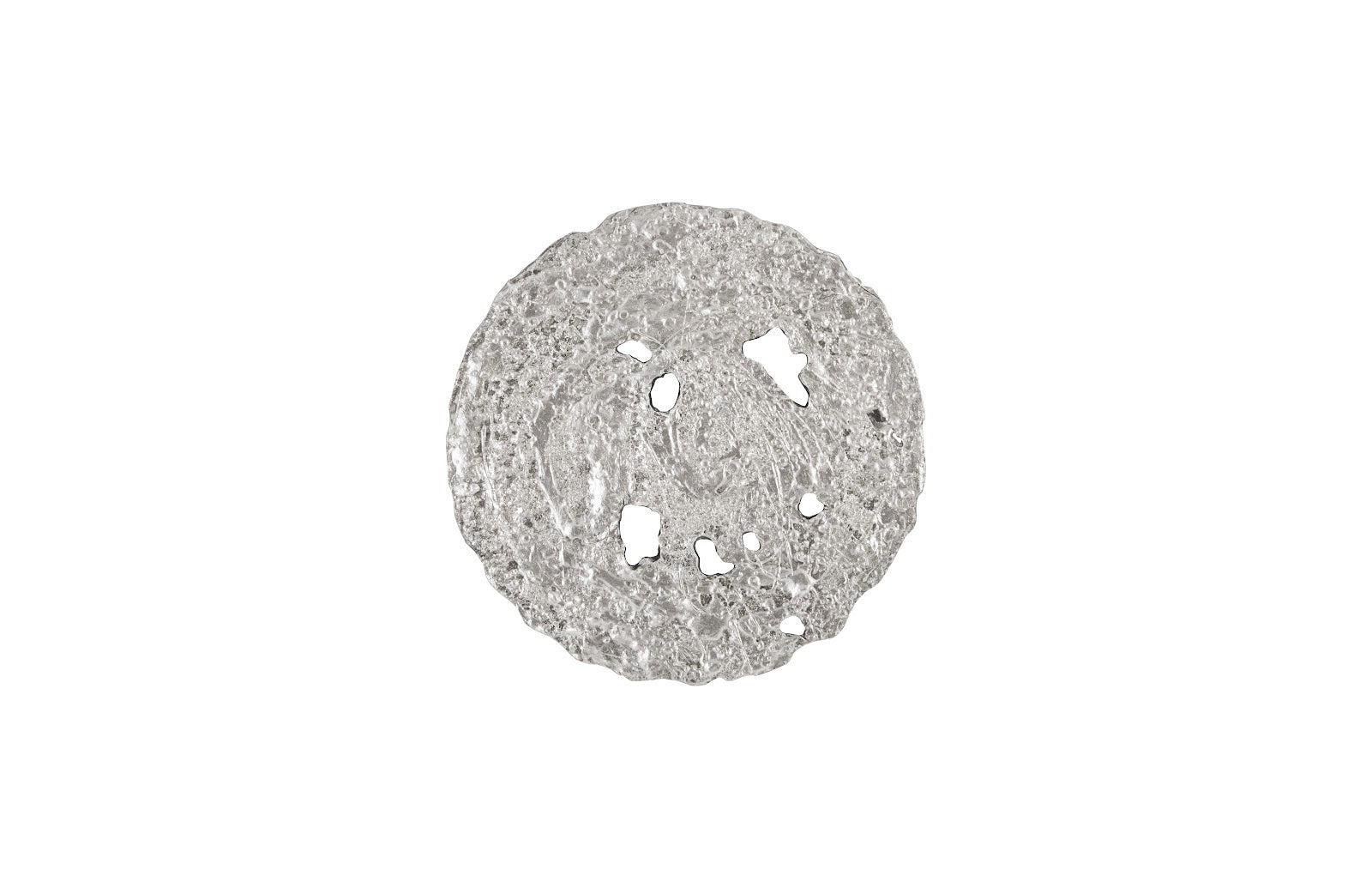 Phillips Collection Home Phillips Collection Molten Wall Disc, Small, Silver Leaf