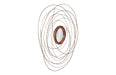 Phillips Collection Home Phillips Collection Nest Mirror, Chamcha Wood/Wire, Copper, LG