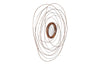 Phillips Collection Home Phillips Collection Nest Mirror, Chamcha Wood/Wire, Copper, LG