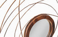 Phillips Collection Home Phillips Collection Nest Mirror, Chamcha Wood/Wire, Copper, LG