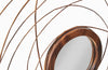 Phillips Collection Home Phillips Collection Nest Mirror, Chamcha Wood/Wire, Copper, LG
