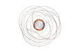 Phillips Collection Home Phillips Collection Nest Mirror, Chamcha Wood/Wire, Copper, LG