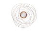 Phillips Collection Home Phillips Collection Nest Mirror, Chamcha Wood/Wire, Copper, LG
