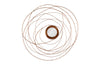 Phillips Collection Home Phillips Collection Nest Mirror, Chamcha Wood/Wire, Copper, SM