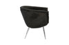 Phillips Collection Home Phillips Collection Nouveau Club Chair, Black, Stainless Steel Legs