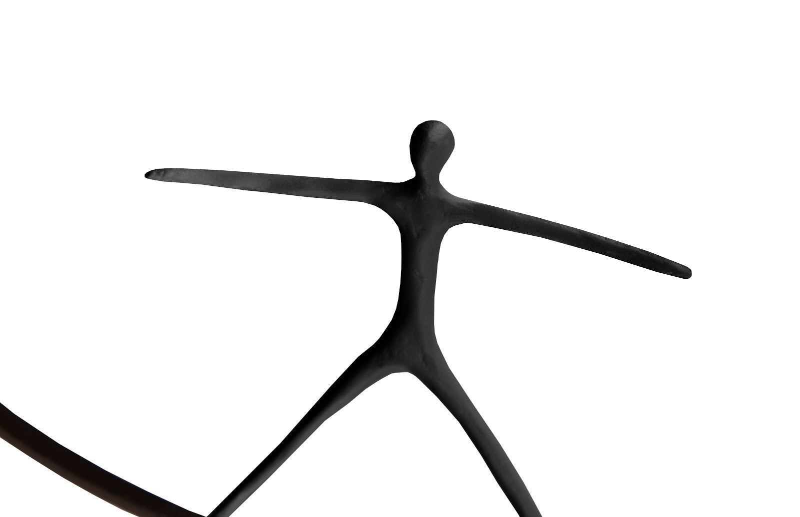 Phillips Collection Home Phillips Collection Olympic Figure in Iron Ring, Black, Rust, Style B
