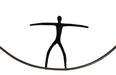 Phillips Collection Home Phillips Collection Olympic Figure in Iron Ring, Black, Rust,  Style C
