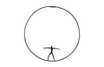 Phillips Collection Home Phillips Collection Olympic Figure in Iron Ring, Black, Rust,  Style C