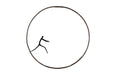 Phillips Collection Home Phillips Collection Olympic Figure in Iron Ring, Black, Rust, Style D